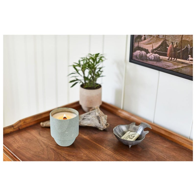 Paddywax Parks, Olympic Scented Candle in Reusable Ceramic Jar with Crackling Wood Wick, Soy Candle with Approx. 77 Hour Burn Time, Decorative Gift Candles for Home, Moss & Mint Scent, 11 oz - Image 2